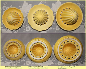 Carlton Ware Juicer Inserts