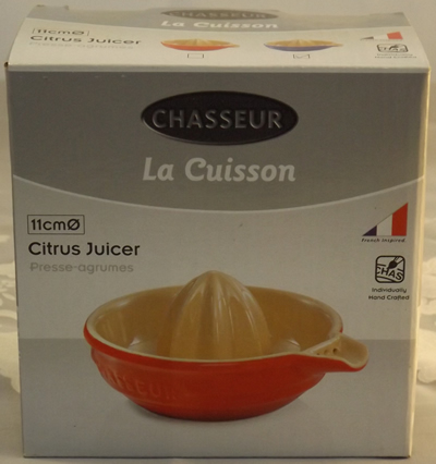 Box Blue & cream Chausser juicer