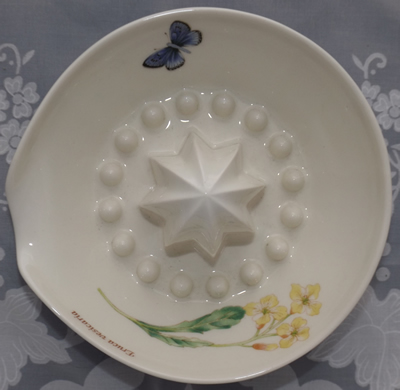 Wedgewood Sarah's Garden juicer top view