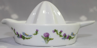 Side view of Kintail Crafts (Scotland) triple thistle juicer