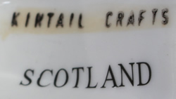 basemark on Kintail Crafts (Scotland) thistle juicer 