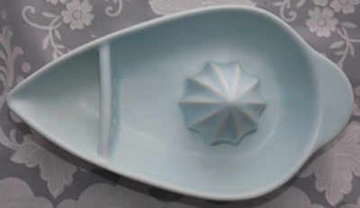 Blue Nigela Lawson ceramic juicer top view