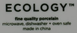 Basemark on a white Ecology 'Staples' 2 piece ceramic juicer