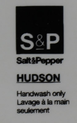 Basemark on a white S&P 'Hudson' 2 piece ceramic juicer