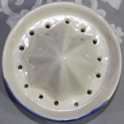 Reamer for a yellow flowers & butterflies ceramic juicer