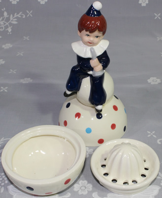 3 parts of NRCA 2005 dark blue boy ceramic juicer