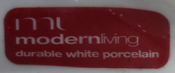 Label on Modern Living ceramic juicer