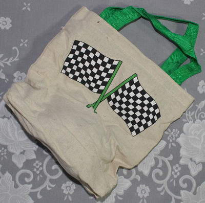 Matching green bag for a NRCA 2009 car ceramic juicer 