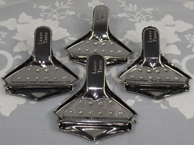 Set of 4 Stainless steel LEMON TONGS table lemon slice squeezer