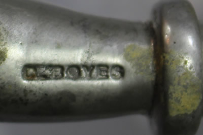 Carrol Boyes hallmark on a pewter reamer juicer