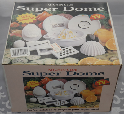Box White plastic 2 piece juicer