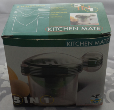 Kitchen Mate 5 in 1 blue juicer box