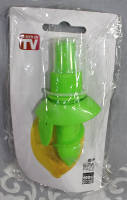 A single pack of a green citrus spray juicer set 