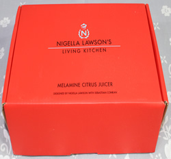 Box for red melamine Nigella Lawson juicer