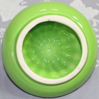 The bottom of a reamer for a Green Casa Mia juicer