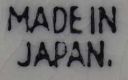 Madein Japan base mark