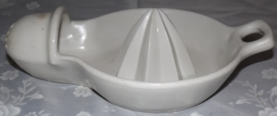 Side viewof a 10" Corns China strainer juicer
