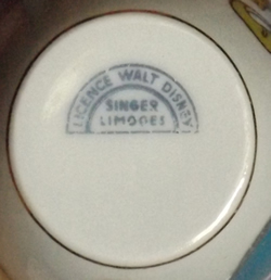 Egg cup base fromLimogues Disney set