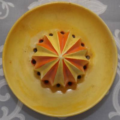 Mexican man ceramic juicer top