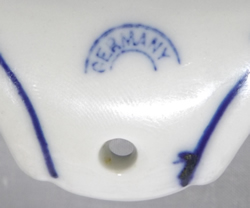 Germany mark on Meissen blue & white juicer