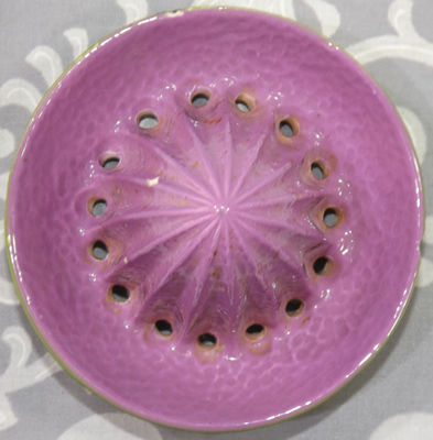 Goebel green and mauve reamer
