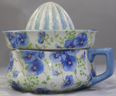 Shelley Pansy Chintz juicer  side view