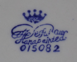 Delfts Blauw windmill pattern base mark