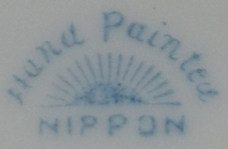 Blue Nippon base mark on juicer 