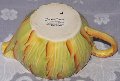 Base of Carlton Ware Anemone juicer jug