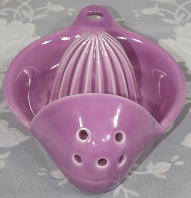 Mauve Goebel strainer juicer front view