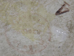 Basemark on Small yellow Czechoslovakia ceramic juicer
