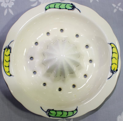 Reamer for White with green and yellow chillies 2 piece juicer