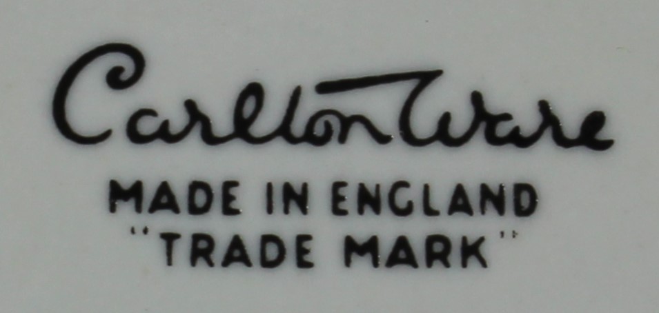 The basemark on a triangular Carlton Ware Tropical Fruit pattern juicer jug