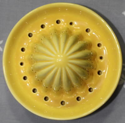The reamer for a yellow Casa Mia juicer