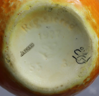 The base of a Goebel 55 and 3 orange 'peel' juicer