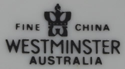 Base mark on a Westminster Clyde River Bridge souvenir juicer