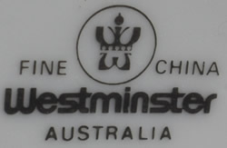 The basemark on a Westminster Port Macquarie - NSW souvenir juicer