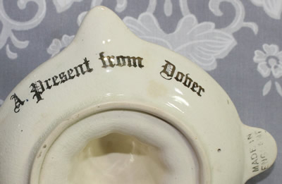 Base of 'A present form Dover' souvenir juicer 