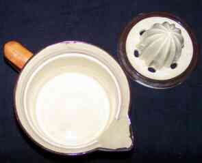 Floral 2 piece juicer top view