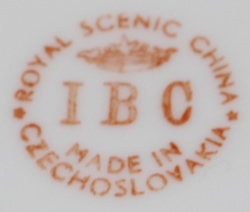 Base mark on Mt Gambia souvenir IBC Czechoslovakian juicer