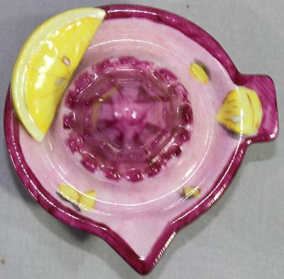 Top view of miniature Limoges Box juicer 