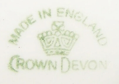 The basemark on an orange 'peel' Crown Devon juicer