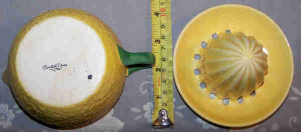 Rare Carlton Ware juicer - showing size