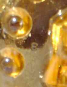 A close-up which clearly shows the mould number 8 
