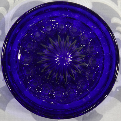 Reamer for Cobalt blue glass Gillespie cup 2 piece juicer