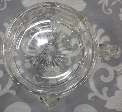 Jug for German 2 piece clear glass juicer