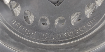 The embossed BRITISH ® MANUFACTURE opposite tab handle
