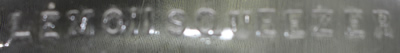 "LEMON SQUEEZER" on Silver & Co Glass juicer reamer