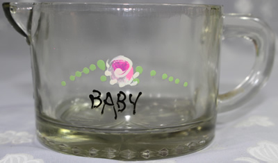 Jug for slotted reamer "Baby' glass juicer