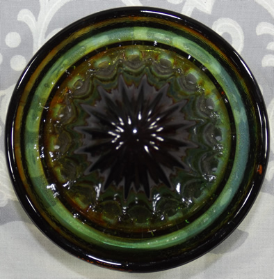 Rubina glass Edna Barnes 2 piece reamer